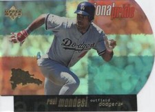 #NP11 Raul Mondesi - Los Angeles Dodgers - 1998 Upper Deck - National Pride Base