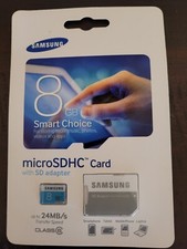 samsung microSdhc card 8 GB smart choice