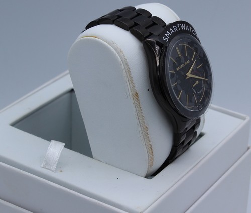 AUTHENTIC MICHAEL KORS SLIM RUNWAY ACCESS HYBRID BLACK SMARTWATCH WOMENS MKT4003 - Picture 4 of 18