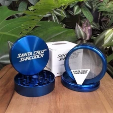 LARGE 2.75" SANTA CRUZ SHREDDER Aluminum Grinder 4 Piece BLUE * Authentic * New