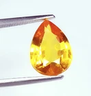 4.97 Ct Natural Orange Sapphire Loose Gemstone Certified Untreated Sapphire Gems