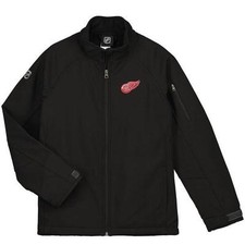 NWT Detroit Red Wings NHL Youth Black Transitional Softshell Jacket
