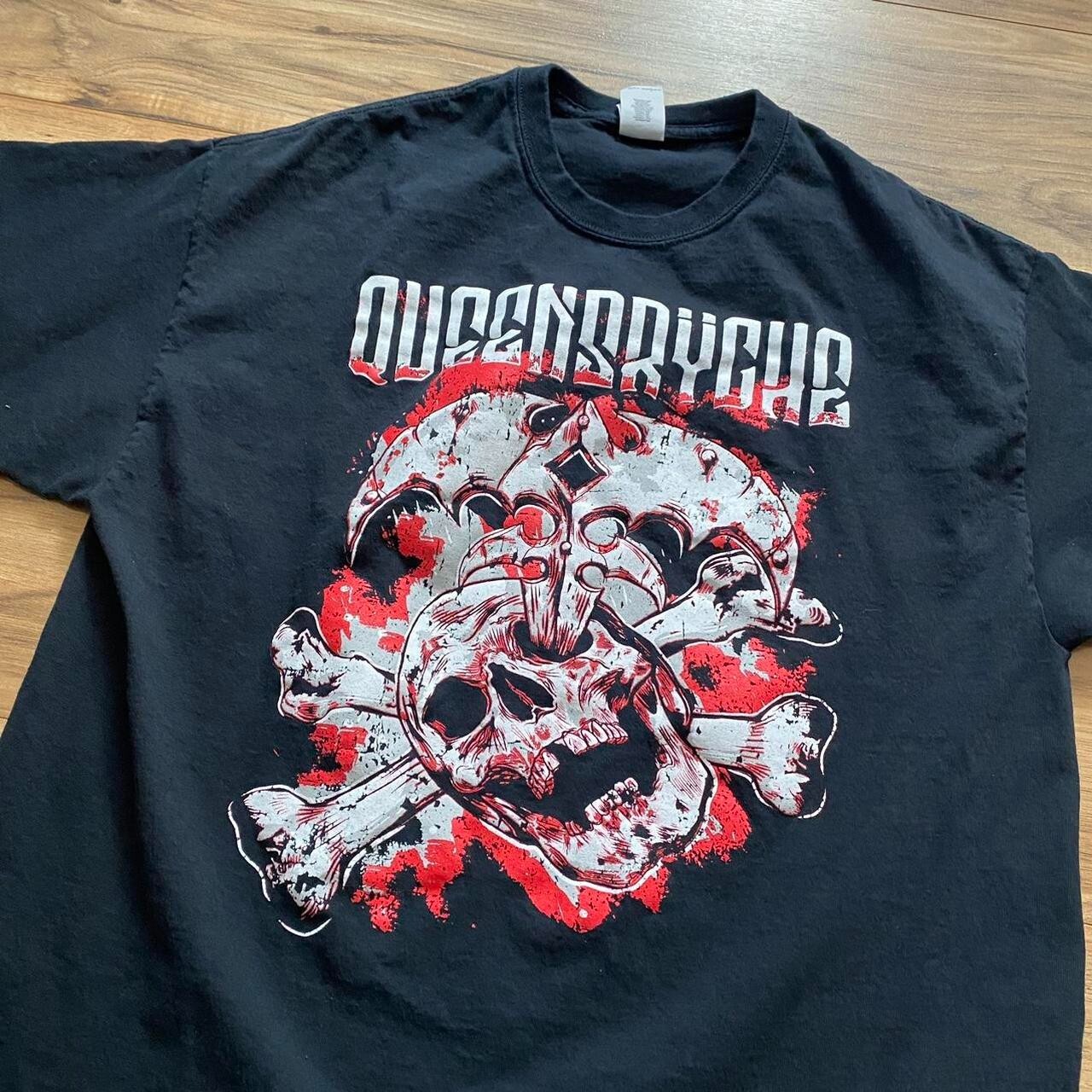 Queensryche European Tour Black Short Sleeve Band Shirt KV32905