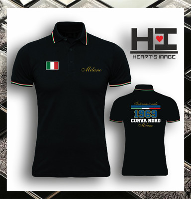 CN69 INTER INTERNAZIONALE POLO TRICOLORE TSHRT MASCHERINA MAGLIA MAGLIETTA  | eBay