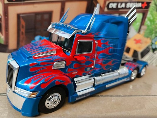 Western Star 5700 USA Optimus Prime Transformers PREMIUM Altaya, 1:43 TRACTORA - Picture 7 of 16