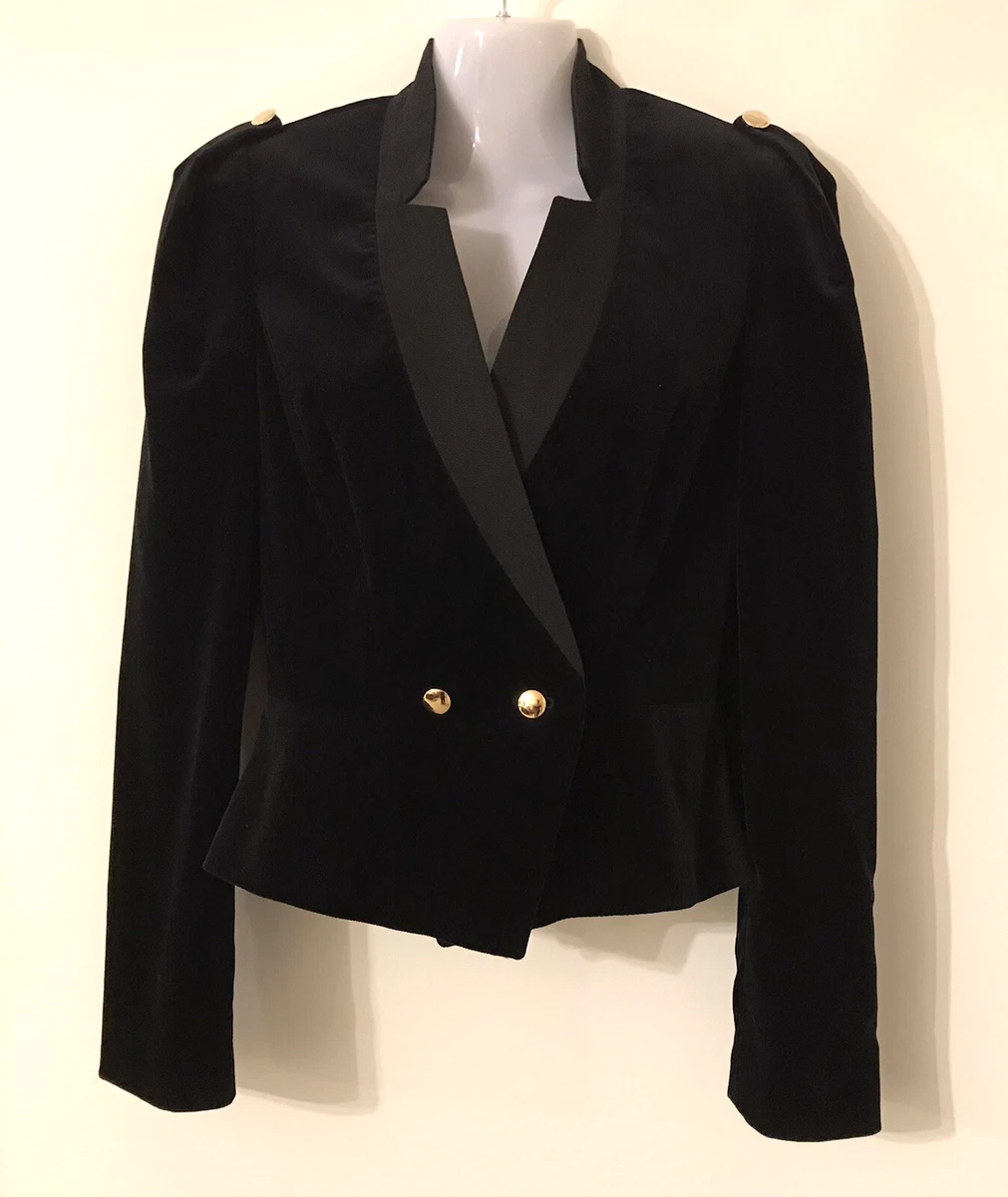 Reiss black deals velvet blazer