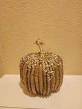 Golden Glitter Pumpkin Decor