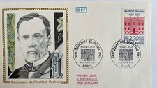Timbres France FDC 1987 Institut Pasteur 3 octobre 1987 Y et T 2496