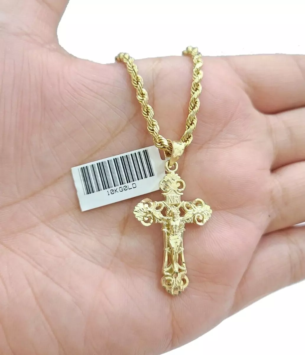 Jesus cheap cross charm