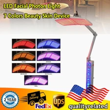 Professional 7 Color LED Facial Photon Light Therapy PDT Lamp Beauty Skin Device