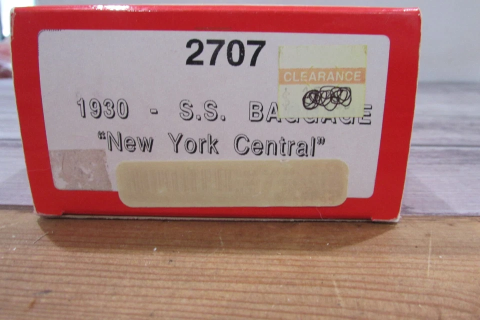 HO Scale Rivarossi 2707 1930 S.S Baggage Passenger Car New Yor Central Lot#3046 - Image 4 of 4
