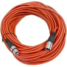 100 Ft Red XLR Microphone Cables PA/DJ Mic Cords