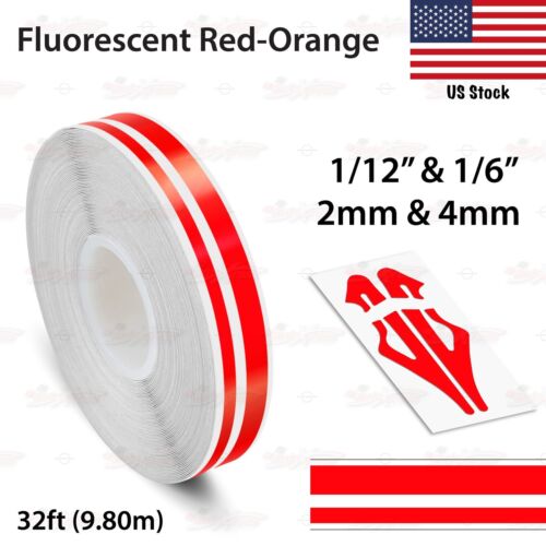 1/12" & 1/6" PIN STRIPES Car Motorcycle Truck Twin Lines TAPE Vinyl Stickers - Bild 14 von 51