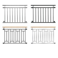 Französischer Balkon Geländer Balkongeländer Silber Anthrazit Fenstergitter