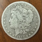 1884 S Morgan Silver Dollar