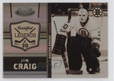 2010-11 Certified Legends Mirror Gold 25/25 Jim Craig #12 1k9