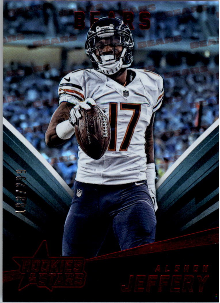 2015 Rookies and Stars Longevity Team Name #66 Alshon Jeffery /299 - FB