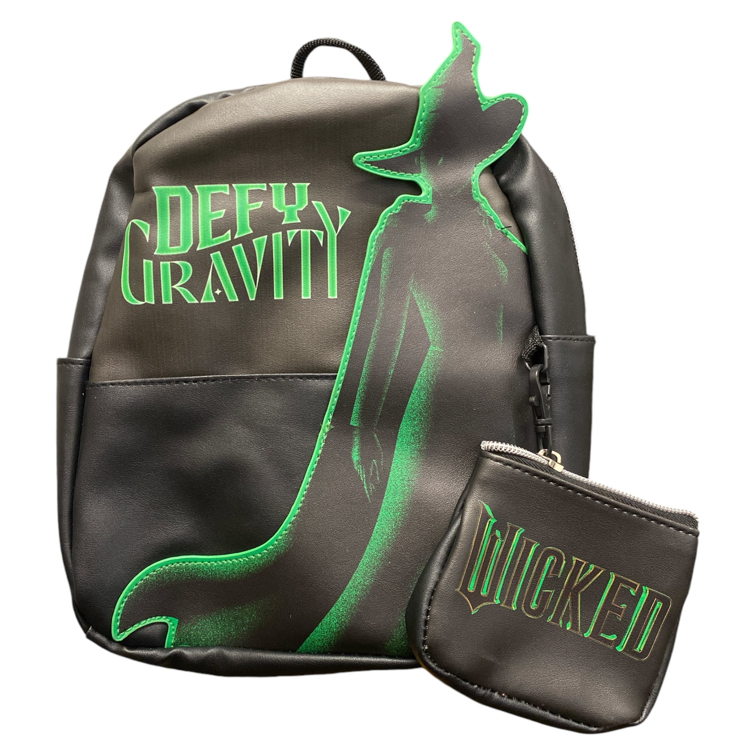 Мини-рюкзак Wicked Defy Gravity с соответствующим кошельком для монет и регулируемыми ремешками