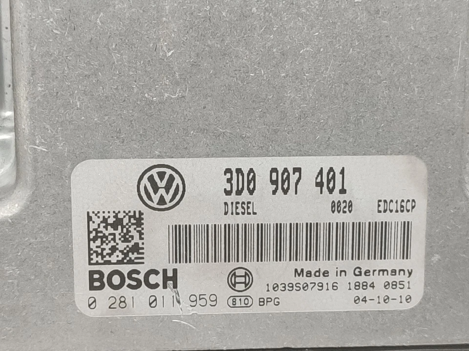 3D0907401 CENTRALINA MOTORE / 2418620 PER VOLKSWAGEN PHAETON 3D1, 3D2, 3D3, 3D4 - Immagine 2 di 4