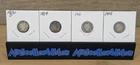 Barber Dimes lot 4 Count. 1906D, 1909 1911 and 1914.