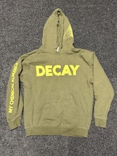 My Chemical Romance Hoodie Size Green Foundations of Decay Pullover MCR Size M