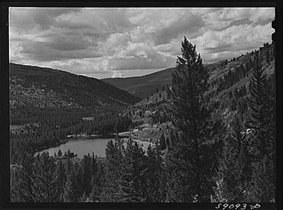 Photo:Meredith Colorado 1941 Lake Near Meredith Pitkin County FSA
