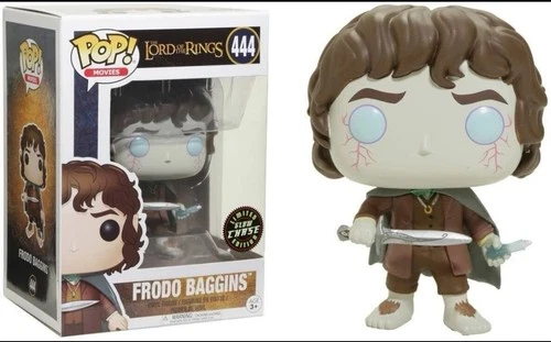 Funko POP! Movies Lord of the Rings Frodo Baggins Glow CHASE" 444 #13551 NEW