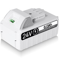 Pack 6.0Ah Li-Ion Battery For Snow Joe  Sun Joe iON 24V 24VBAT-LTX 24VBAT-LTW
