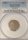 1939 Lincoln Cent DDO FS-101 PCGS XF40 FS-017 Doubled Die Obverse Wheat Penny