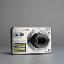 Sony Cybershot DSC-W130 Digital Compact Camera, Boxed + SD - Refurbished