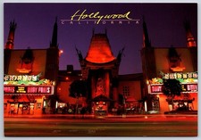 Postcard TCL Chinese Theatre formerly Grauman's, Hollywood Boulevard Los Angeles