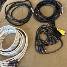 assorted rca and S video component cables