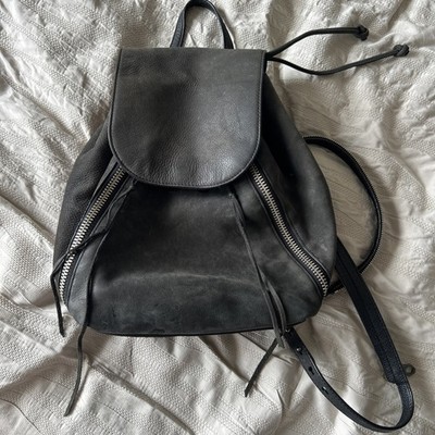 Rebecca Minkoff Leather & Suede Backpack Convertible Mini Julian Backpack With Fringe – Rebecca Minkoff main image 4