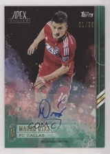 2015 Topps Apex Retail Green Auto /99 Mauro Diaz #88 Auto