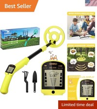 Fun  Lightweight Kids Metal Detector with 6  Search Coil  Animated LCD Display
