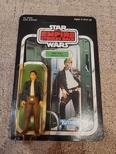 Star Wars Vintage On Card Han Solo Bespin Unpunched 41 Back Ships In Star Case