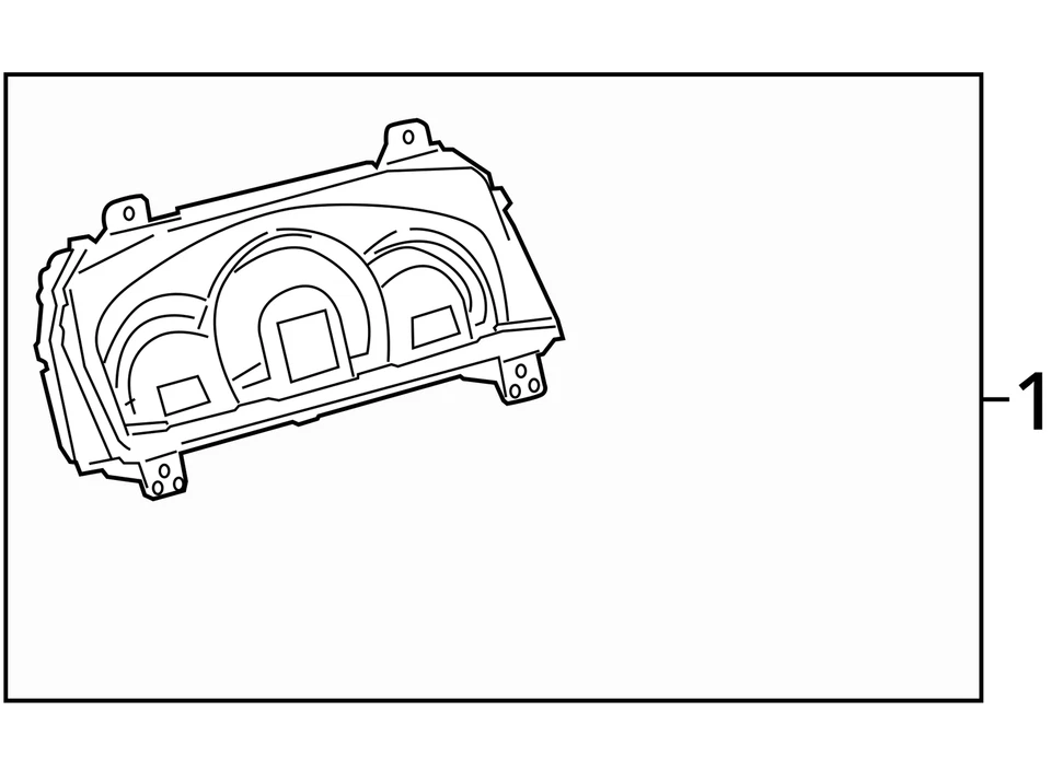 Cuadro de instrumentos velocímetro Toyota Camry 2013-2014 medidores 83800-0x620 B10L6 Foto 4 de 4