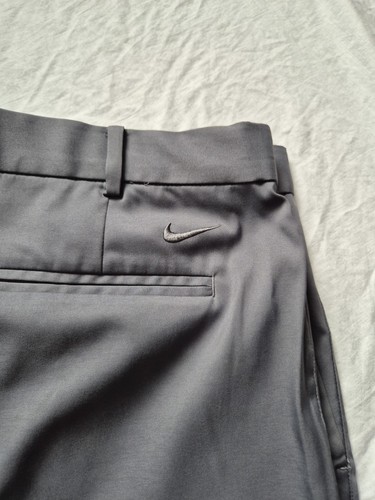 Nike Golf Dri-Fit Men's Trousers Grey Straight Leg Zip Fly W38 L34 Lightweight - Bild 2 von 8