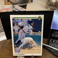 Lou Whitaker 1990 Upper Deck Card #327 MLB Detroit Tigers