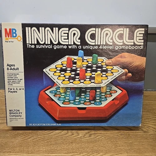 Vintage 1981 Inner Circle Board Game Milton Bradley -  Complete