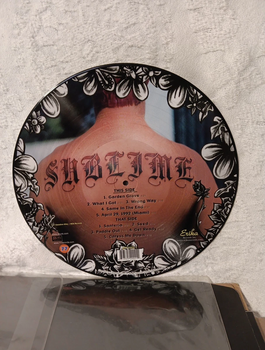 SUBLIMEレコード limited picture disc SUBLIME Self Titled PICTURE