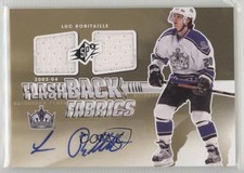 2011-12 SPx Auto Flashback Fabrics Luc Robitaille #245 Auto HOF 2a8