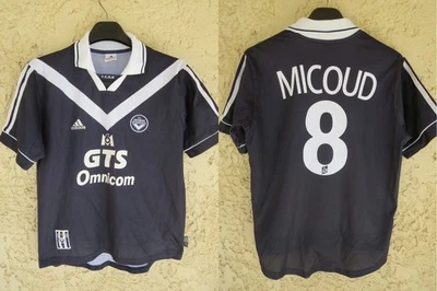 Maillot GIRONDINS DE BORDEAUX 1999 2000 MICOUD #8 vintage ADIDAS shirt trikot XS - Photo 1/4