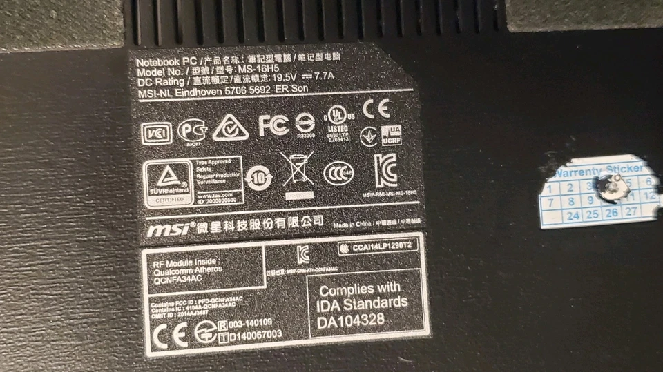 MSI GS60 Ghost Pro GTX 970M Windows 11 Gaming Laptop - Image 3 of 4