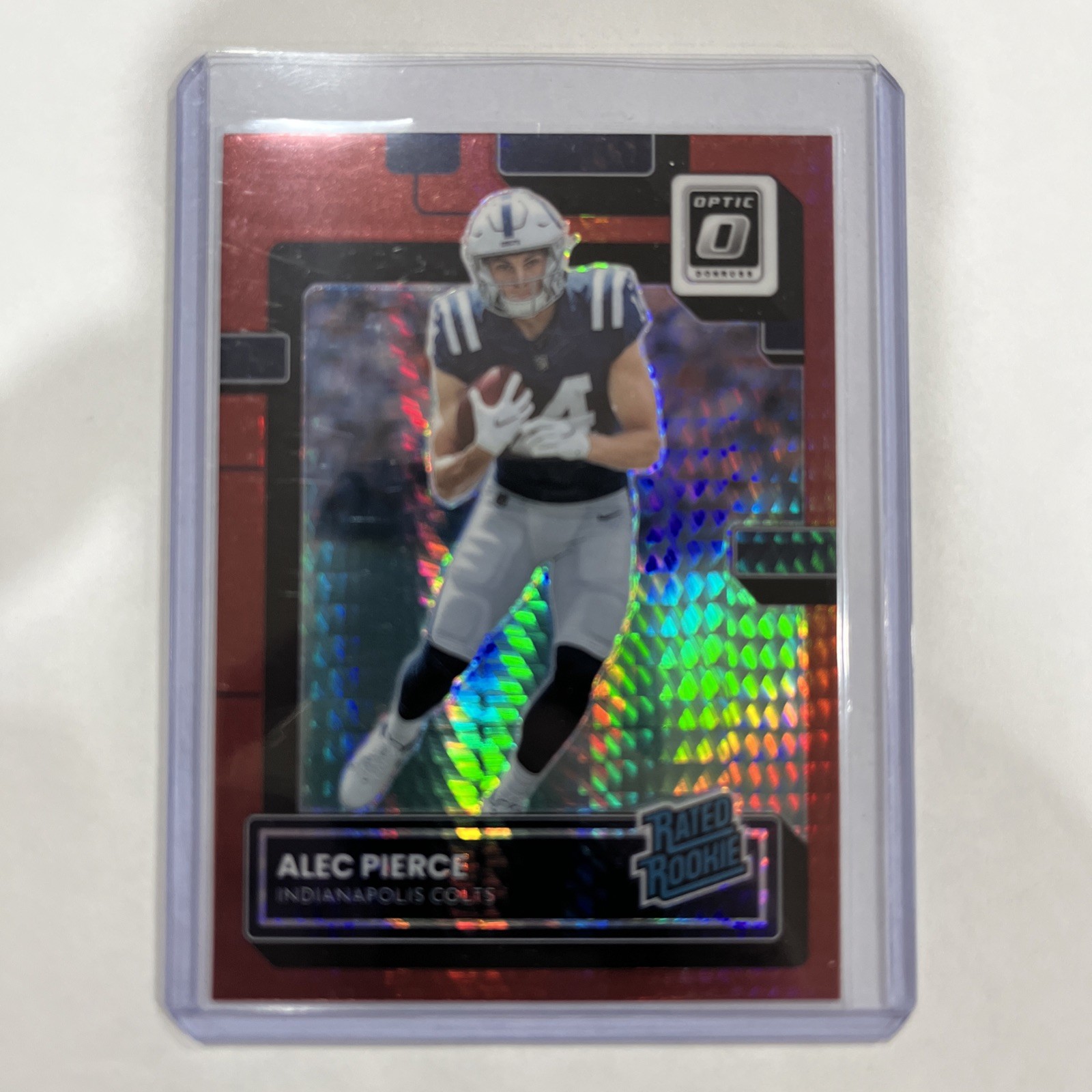 2022 Donruss Optic Red Hyper #221 Alec Pierce RR