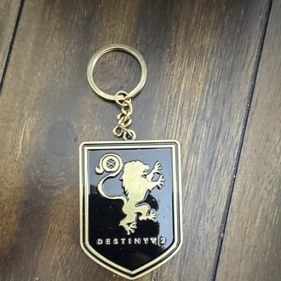 Bungie Destiny 2 Black Gold Crest Key Chain Bungie Inc. Video Game Merchandise