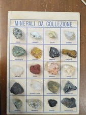 Quadro MINERALI DA COLLEZIONE Quarzo Rosa Selenite Selenite Magnetite Ilvaite