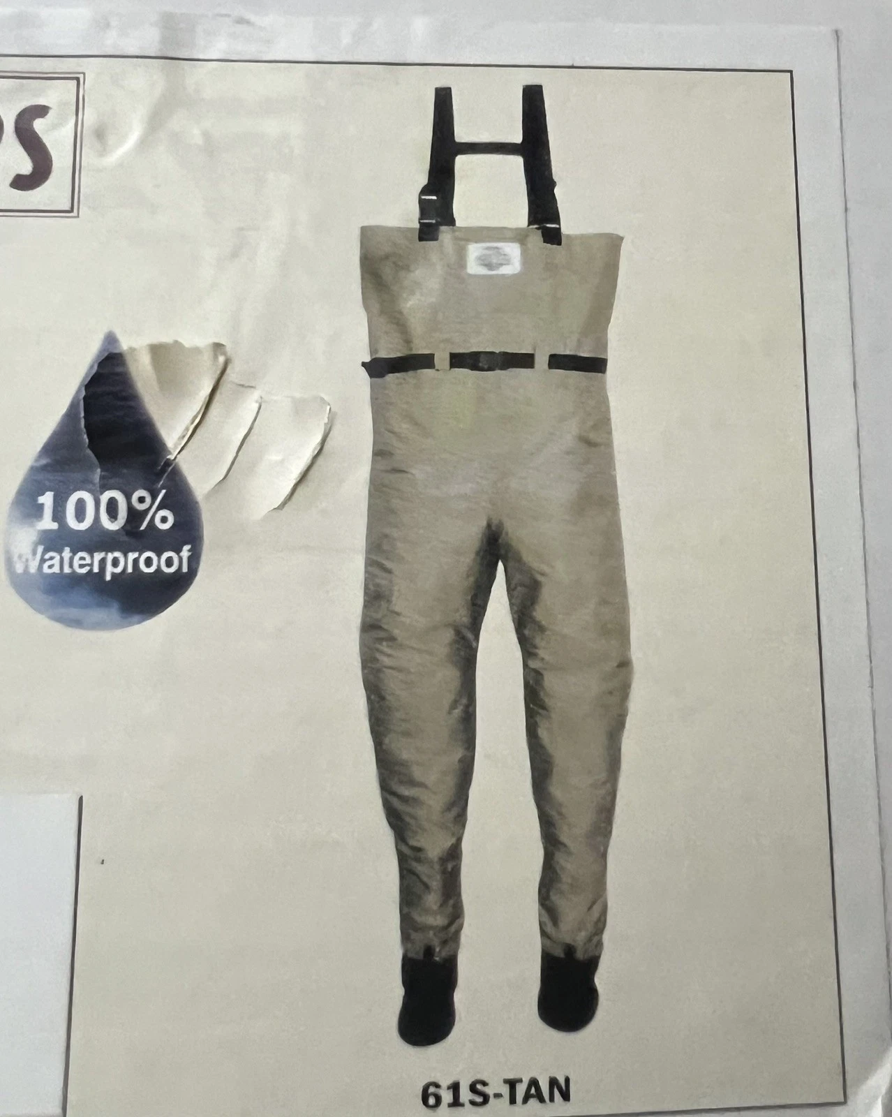 White River Breathable Stocking Foot Waders Waterproof Size Small