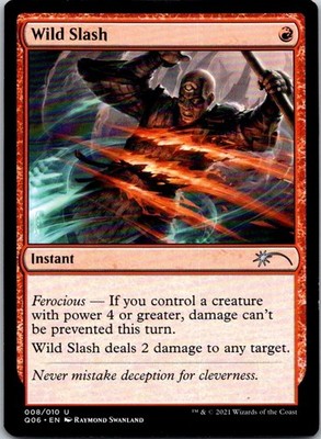 Magic the Gathering HP Wild Slash Challengers Deck Promo MTG Free ...