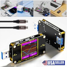 USB 3.0 Tester Type-C PD LCD Digital Voltmeter Ammeter Volt Trigger Durable Tool